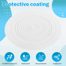 295mm Silicone Turntable Mat Anti-Vibration Slipmat Record Mat for LP Vinyl Record Player Audio Replacement Accessory C