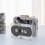 Worgeous Cassette Storage Case High Transparent Single Disk Tape 7