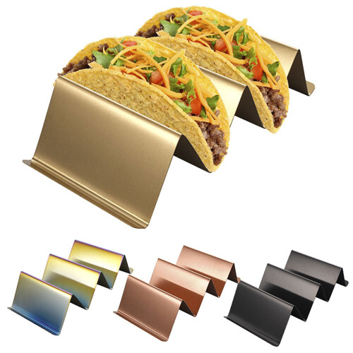 Tacoholder i rustfrit stål 21,5 cm 1