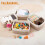 4-Pack Cotton Shelf Baskets 35 x 25 x 14 cm 2