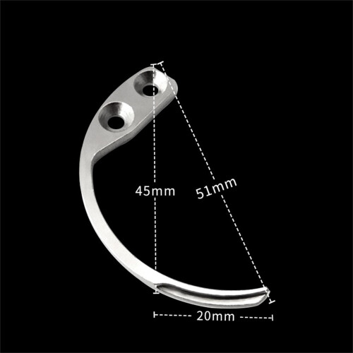 CaiTeLin Portable Stainless Steel Hook Security Accessories(silvery) 1