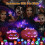 50 τεμάχια 3D φωτιζόμενα δαχτυλίδια για το Halloween – Παιχνίδια που λαμπυρίζουν με LED, 3