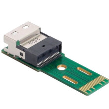 Narzędzia Testowe: Adapter Przedłużający PCI-E Slimline SAS 4.0 SFF-8654 4i 38-Pinowy do SFF-8654 38-Pinowy Męski na Żeński