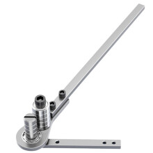 Manuelle Metallbiegemaschine, Rohrbiegewerkzeug, Robustes Professionelles Multifunktions-Winkelbiegegerät, Stahlstangenbiegegerät für Stangen