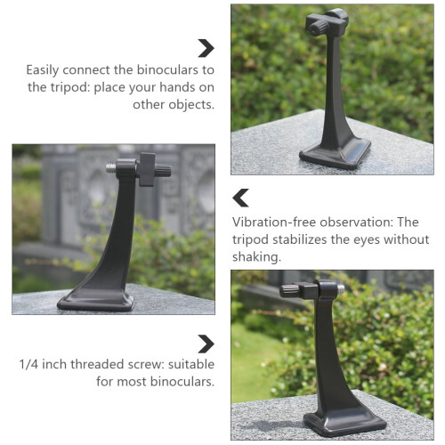 1Set Binocular Tripod Adapter for Tripod for Telescope Easy Connection to Tripod 1