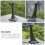 1Set Binocular Tripod Adapter for Tripod for Telescope Easy Connection to Tripod 4