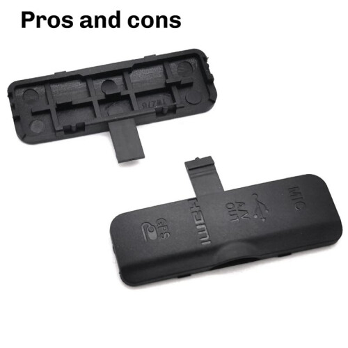 For  D3200 Camera Replacement Rubber Side Cover - USB/AV OUT/-Compatible/MIC , Repair Accessory 2