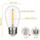 Shatterproof LED String Lights, Waterproof, Warm White 2700K, 70LM, E26 Base - 15 Pack 2