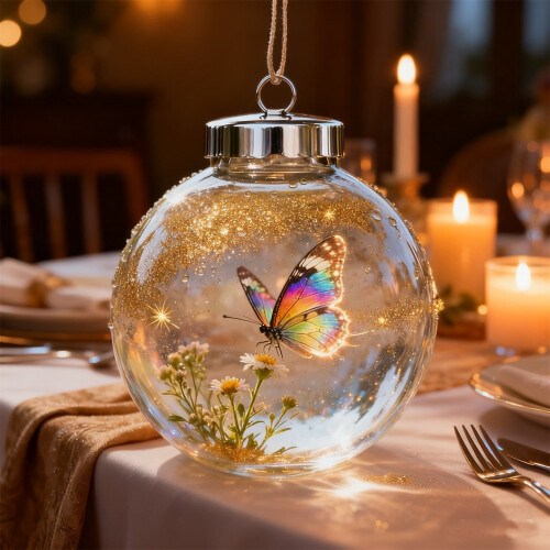 Acrylic Christmas hanging decorations 2D set 2