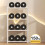 Storage Shelf 4-Tier White Plastic 21.6x9.84x32.67 in 4