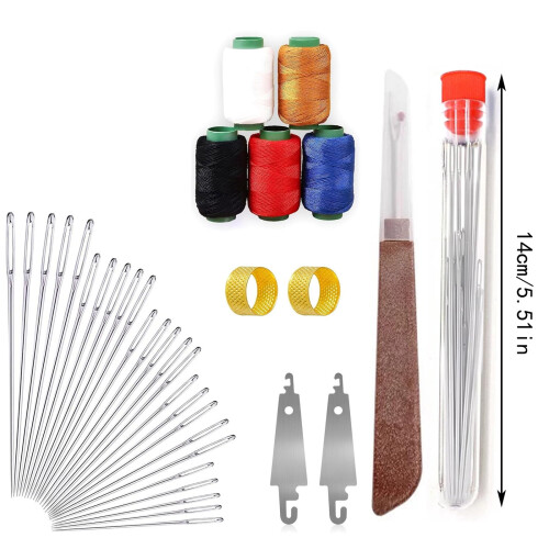Set ace de cusut din oțel inoxidabil, 36 buc. 2
