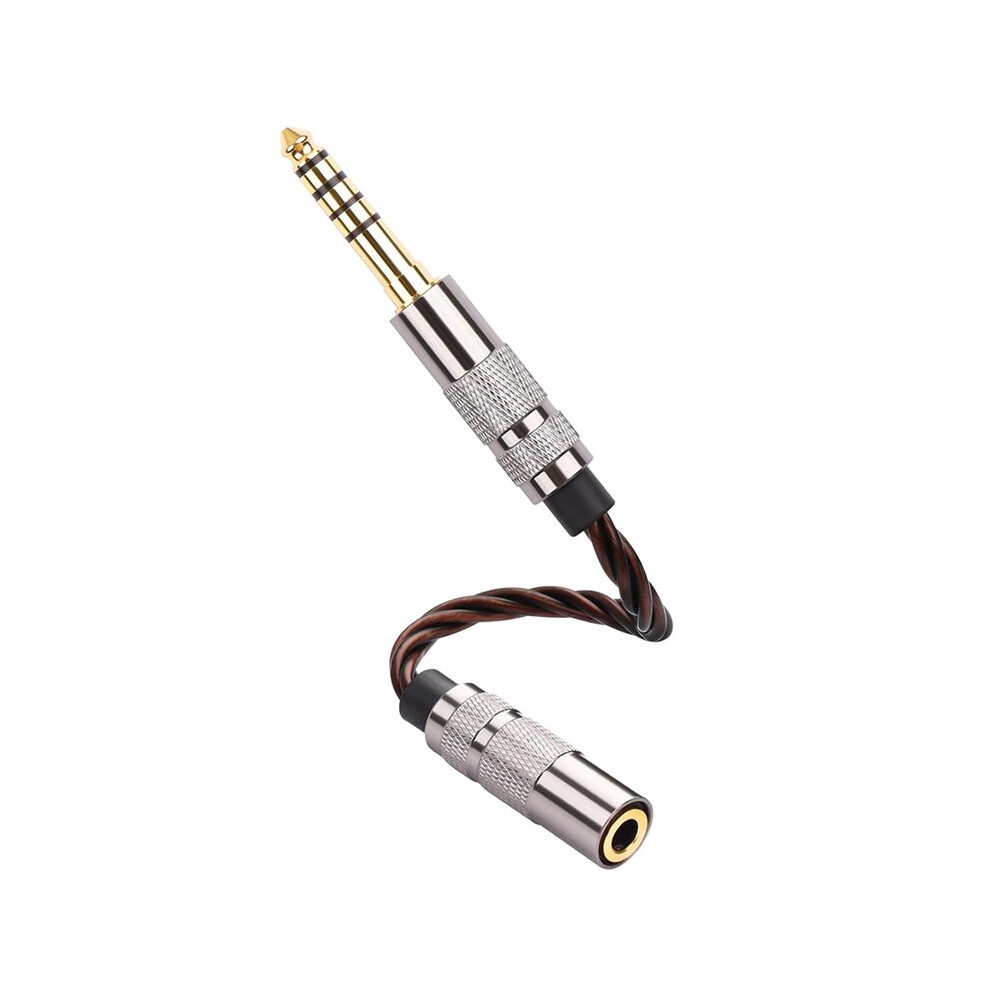 Hifi Audio Adapter Cable 4.4Mm Balanced Male To 3.5Mm Stereo Female,13Cm For Headphone Amp 4711022234170