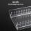 CD Storage Holder Desktop Stand, Acrylic CD Organizer Stand CD Display Rack, CD Storage Rack  to 12 Standard CD Cases 2