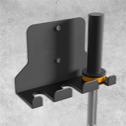 Supporto da Parete per Bilanciere Supporto da Parete per Asta di Stoccaggio Supporto Verticale per Bilanciere Resistente Supporto per Asta di 1