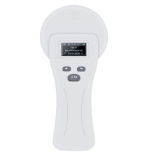 Multi-Language Universal Pet Chip Scanner for All Chip Formats, 20000 Record Storage Supports FDX-A/FDX-B/EMID/HDX