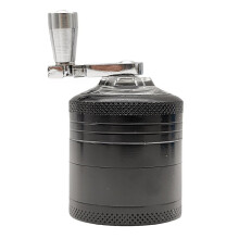 Zinc Alloy Nutmeg, Ginger, Rock Salt, and Peppercorn Grinder - Handheld Spice Mill