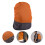 Orange Polyester Rain Cover for Backpack 190T 1 Pack 4