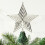 Christmas Tree Topper Star Plastic 7.3 x 5.9 Inches Silver 4