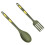Fork Spoon Kitchen Spoon Cooking Heat Resistant 1 Set Green 3