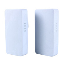 2 Pçs Roteador Wifi Externo 2.4G 300Mbps Repetidor Wifi Roteador Ponte Sem Fio 1KM Extensor Wifi de Longo Alcance 24V POE Plugue UE