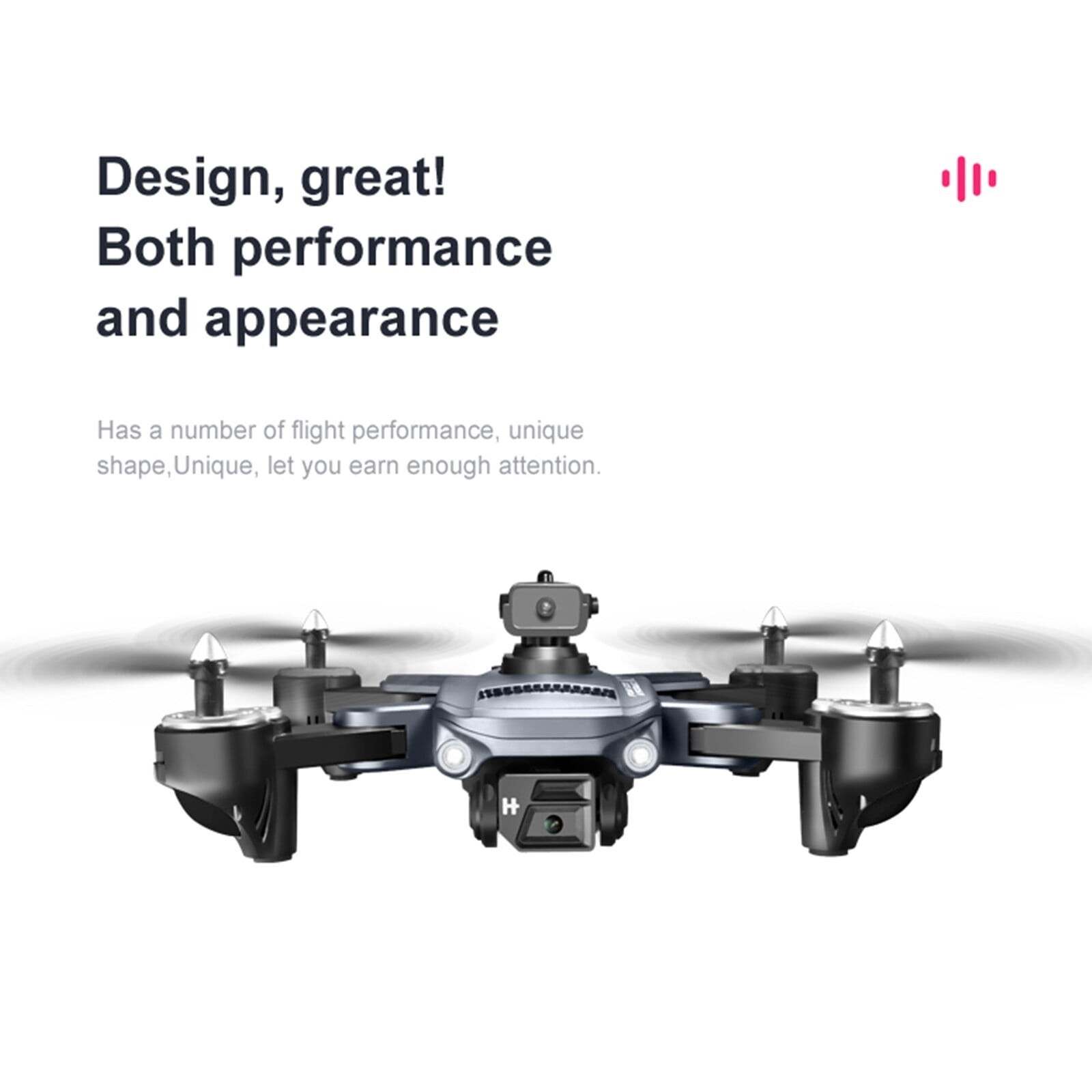 Dron 4K con doble cámara, WiFi FPV, zoom de 50x, control remoto ...