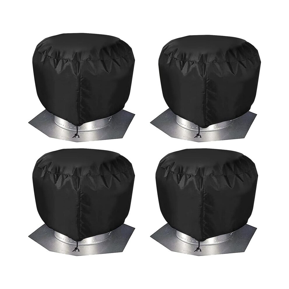4Pack Wind Turbine Roof Vent Cover 20"X20" Turbine Ventilator Cover Attic Vent Wind Turbines Ventilator Protector Shield 4711755310424