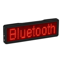 LED Namens Schild Wiederaufladbares Licht Zeichen DIY Programmierbares Scrollen Message Board Display LED, Typ 1