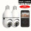 Smart WiFi Light Bulb Camera 3MP 1080P 2-Pack 2