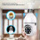 Smart WiFi Light Bulb Camera 3MP 1080P 2-Pack 4