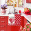 Valentine's Day Kitchen Towels Soft Durable Dish Tea Towels 6
