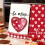 Valentine's Day Kitchen Towels Soft Durable Dish Tea Towels 3