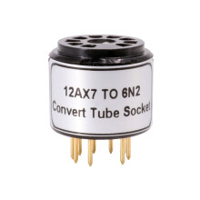 1PC Tube Socket Adapter ECC83 12AX7 to 6N2 6N1 6N6 Converter Vintage Audio DIY