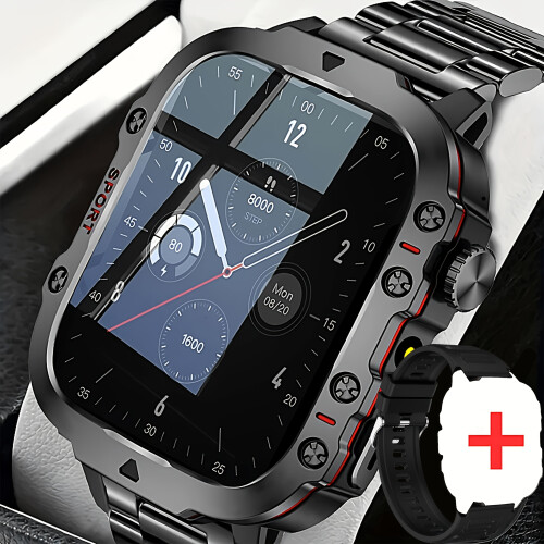 Smartwatch, unisex fitnesstracker, USB-opladning 1