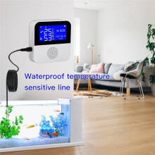 2 Peças Tuya WiFi Sensor de Temperatura e Umidade com Sonda Externa Tela LCD Monitor Remoto Sensor de Temperatura Duplo Doméstico