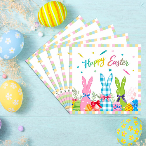 Easter Disposable Paper Napkins – 20-Piece Multicolour Set 2