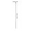 Pretyzoom Silver Iron Foosball Table Pole Replacement Heavy Duty Durable Foosball Rod 2