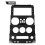 Cornice centrale per cruscotto compatibile con Jeep Wrangler 2007-2010 3