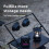 Camping Foldable Storage Organizer Rack Black 7