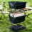 3-Tier Folding Camping Storage Rack Organizer Black 7