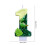 Dinosaur Green Number Candles 3D Sequin Cake Topper 3