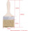 Farbpinsel mit Holzgriffen, 20er-Pack (7,6 cm), gelb 5