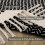 Boho Cotton Runner Rug 2x5 ft, Black and White Fishbone 3