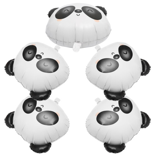 Panda Foil Balloons Pack of 5 2