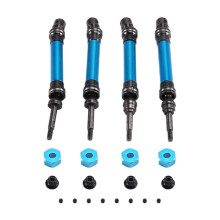 4 Pcs CVD Front Rear Drive Shaft Metal Transmission Axle for Slash 4X4 1/10 RC Car