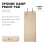 Inflatable Camping Air Mat Single with PU Foam Core Brown 6