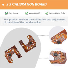 2Pcs Hall Effect Joystick Driver Board Calibration Board for PS4 PS5 Gamepad Permanent Anti-Drift Repair