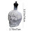 Καράφα Ουίσκι από Γυαλί Skull Borosilicate 750ml 4
