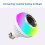 Smart Music Light Bulb with Bluetooth Speakers, Remote Control, 9 Colors & 4 Modes – Compatible with iOS/Android 5