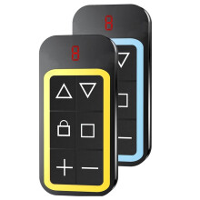 2-Pack Garage Door Remote Control Copier, 8 Channels, Rechargeable, 50m Range, Compatible with Most Openers