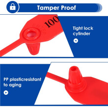 1000 Pieces Fire Extinguisher Label Manipulating Seal Polypropylene Plastic, Anti-Operation Seal,Safety Seal 250Mm